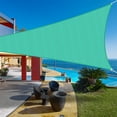 thumbnail image 2 of Jane Stone Sun Shade Sail Canopy 4'X4'X4'Customized Triangle Shade Cloth Canopy Tent for Outdoor UV Protection，Turquoise, 2 of 6