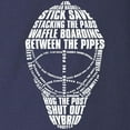 thumbnail image 3 of CafePress - Hockey Goalie Mask Text Long Sleeve Dark T Shirt - Long Sleeve Dark T-Shirt, 3 of 4