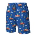 thumbnail image 5 of Naloa Dinosaur Driving Men's Beach Shorts, Surfing shorts, Swim trunks, Quick Dry Swim Trunks for Surfing Beach Fun - Small, 5 of 9