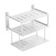 thumbnail image 3 of Estante para proyector de 3 capas para caja de almacenamiento de pared, resistente, de aluminio, fácil de transportar. Blanco, 3 of 9