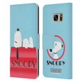 thumbnail image 1 of Head Case Designs Officially Licensed Peanuts Snoopy Deco Dreams House Leather Book Wallet Case Cover Compatible with Samsung Galaxy S7, 1 of 6