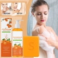thumbnail image 2 of Persimmon Soap Bar and Persimmon Body Wash for Body Odor Control, Natural Deodorant Soap for Old People Smell, Remove Body Odor Shower Gel, Persimmon Bath Soap for Women & Men, 2 of 9