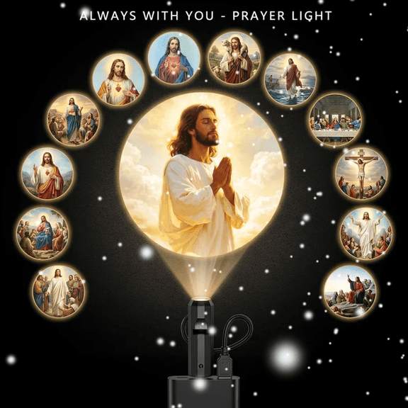 Plug and Play HD Christmas Projector Galaxy Projector Night Light Holiday Scene Lamp for Christmas Halloween Butterfly Ocean Prayer Theme Decoration (christmas 6 scenes)