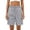 GY2, variant on Gunia Cargo Shorts For Women Bermuda Shorts Casual Workwear Shorts With Five Pocket Design Lightweight Shorts With Pockets And Drawstring Hiking Shorts Grey 2Xl