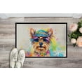 thumbnail image 2 of Carolines Treasures DAC2577JMAT 0.15 x 24 x 36 in. Yorkshire Terrier Hippie Dawg Indoor or Outdoor Mat, 2 of 6