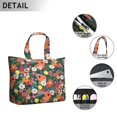 thumbnail image 3 of Flower Women's Large Weekend Travel Bag Moving Canvas Handbag Thick Double Layer Beach Weekend Travel Unisex Hospital Maternity Delivery with Toiletry Waterproof, 3 of 5