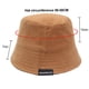 thumbnail image 2 of Sombrero de verano para mujer con circunferencia de cabeza de 56-58 cm que cubre el rostro, sombrero de pescador, protector solar, sombrilla, sombrero de lavabo, 2 of 5