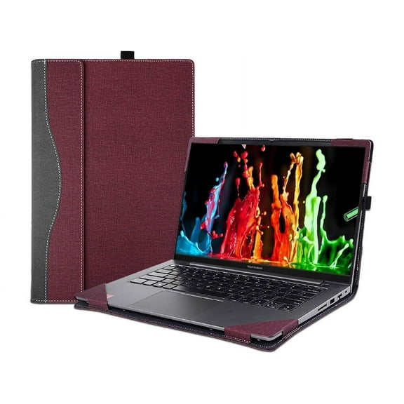 Cover Case for 15.6 inch ASUS VivoBook Pro 15 OLED Laptop& for Vivobook 15X /S15 Series & for ASUS X515 M515 D515 F515,Detachable PU Leather Protective Sleeve Bag Accessories