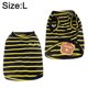 thumbnail image 2 of Chaleco a rayas para mascotas, ropa para perros, ropa transpirable de primavera y verano para mascotas, ropa para perros de peluche para gatos, ropa para mascotas MFZFUKR l, 2 of 5