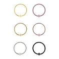 No Boundaries, 20G Nose Ring Set, 6 Pack