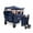 Navy, variant on WONDERFOLD X4R Rev Stroller Wagon (4 Seater) - Collapsible Stroller Wagon with 5-Point Seatbelt Harnesses, Reclining Seats & Footwells, Black