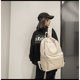 thumbnail image 5 of Mochila escolar ligera para mujeres y hombres, mochila informal de viaje para ordenador portátil, mochilas universitarias y secundarias, color beige, 5 of 5