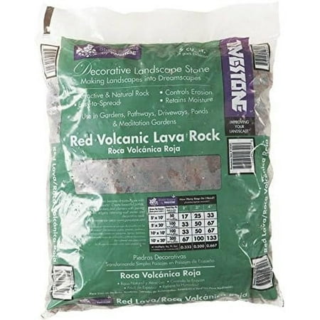 Pavestone CUFT Red Volcanic Lava Rock (0.5 cu. ft)
