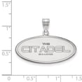 thumbnail image 2 of Solid 14k White Gold Official The Citadel Large Pendant Charm - 21mm x 30mm, 2 of 3