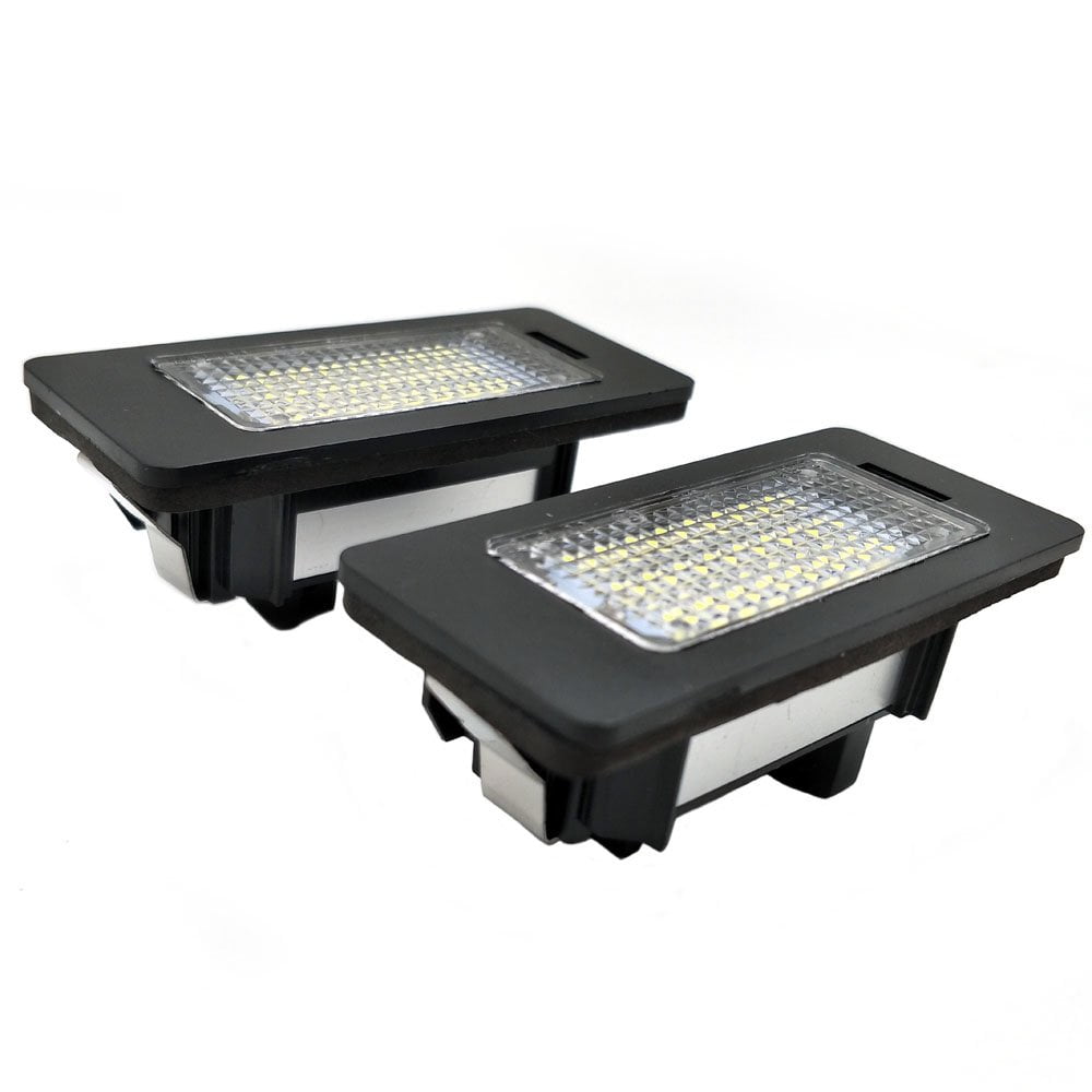 Nikauto 2Pcs 6000k 3528SMD License Plate Light Lamp for BMW E60 E61 E81 E82 E90 E91 E92 E93 E39 X1/E84 X5/E70 X6/E71