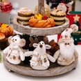 thumbnail image 4 of Juego de 3 adornos navideños XINYU para árbol de Navidad muñecos de nieve renos y Papá Noel, 4 of 7