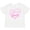 AA-White, variant on I Love My Daddy in Pink Chalk Heart Boys or Girls Baby T-Shirt