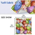 thumbnail image 6 of Coolnut Easter Cloth Napkins 4PCS,Easter Colorful Eggs Soft and Skin Friendly Dinner Napkins Washable for Dinner, Hotel,Reunion,BBQ Party, 6 of 7