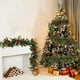 thumbnail image 5 of Decoraciones navideñas, adornos navideños, regalos de Navidad. Adorno navideño de ratán de 1,8 m (6 pies) con forma de cola de perro. Decoración para fiestas navideñas y hogar. Plantas artificiales de, 5 of 6