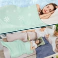 thumbnail image 6 of PAVILIA Cooling Blanket for Hot Sleepers, Lightweight Summer Blanket for Bed, Cooling Chill Throw Blanket for Night Sweats Absorb Heat for Adult Kids on Warm Night, Teal Green, 60x80inch, Twin, 6 of 7