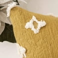 thumbnail image 4 of 2 fundas de almohada decorativas de jacquard rómbico, funda de cojín cuadrada suave de 18 x 18 pulgadas, 4 of 6