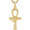 Gold, variant on Eye of Horus Ankh Cross Pendant Necklace 18K White Gold Plated Iced Out CZ Bling Ancient Egyptian Religious Symbol Protection Chain Jewelry for Men Women Christmas Birthday Gift