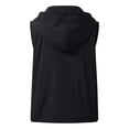 thumbnail image 6 of Qicasul Womens Hooded Breathable Vest Lightweight Outdoor Sleeveless Jacket UV Protection Summer Travel,Black,SIZE:XL, 6 of 6