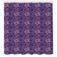 thumbnail image 3 of Rose Shower Curtain, Romantic Bouquet Hand Drawn Ink Style Pattern Spring Season Doodle Design, Fabric Bathroom Set with Hooks, 69W X 75L Inches Long, Purple and Lavender, by Ambesonne, 3 of 3