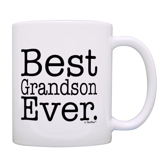 ThisWear Grandson Best Grandson Ever Fun Coffee Mug