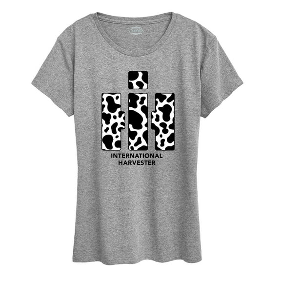 Case IH - Cow Print Logo - Women's Short Sleeve Graphic T-Shirt