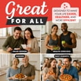 thumbnail image 6 of Gourmia Air Fryer French Door Toaster Oven - 6-Slice Capacity, LED Display, 14 Presets, Stainless Steel, 6 of 10