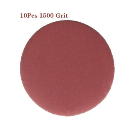 

10pcs 5inch/125mm 40-2000Grit Round Shape Disk Sand Sheets Sandpaper Polishing