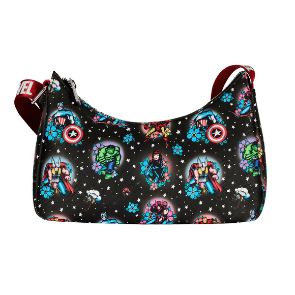 LOUNGEFLY MARVEL AVENGERS TATTOO SHOULDER BAG LOUNGEFLY Bandolera