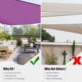 thumbnail image 5 of Yescom 22Ft Triangle Sun Shade Sail 97% UV Block Commercial Carpark Pool Camping Beach Playground Outdoor Fuchsia, 5 of 11