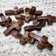 thumbnail image 4 of Wooden Cross My Heart from The Holy Land, Jesus Thumb Holding Cross, Anxiety Relief Comfort Cross for Clutching & Praying, Christian Gifts for Adults, 4 of 5