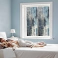 thumbnail image 3 of Static Cling Non Adhesive Window Film, Blue Grey Window Privacy Film Frosted, Abstract Art Oil Painting Modern Geometric Opaque Window Coverings for Small Windows, Home, 17.7 x 39.3 Inches, 3 of 9