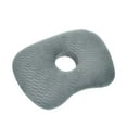 thumbnail image 3 of Almohada para dormir con orificio para las orejas, lavable, cómoda, ergonómica, suave, con orejas perforadas. gris, 3 of 8