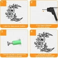 thumbnail image 4 of Line Drawing Flowers Metal Wall Art Decor Matte Style Wall Hanging Decor Silhouette Wall Art, 4 of 7