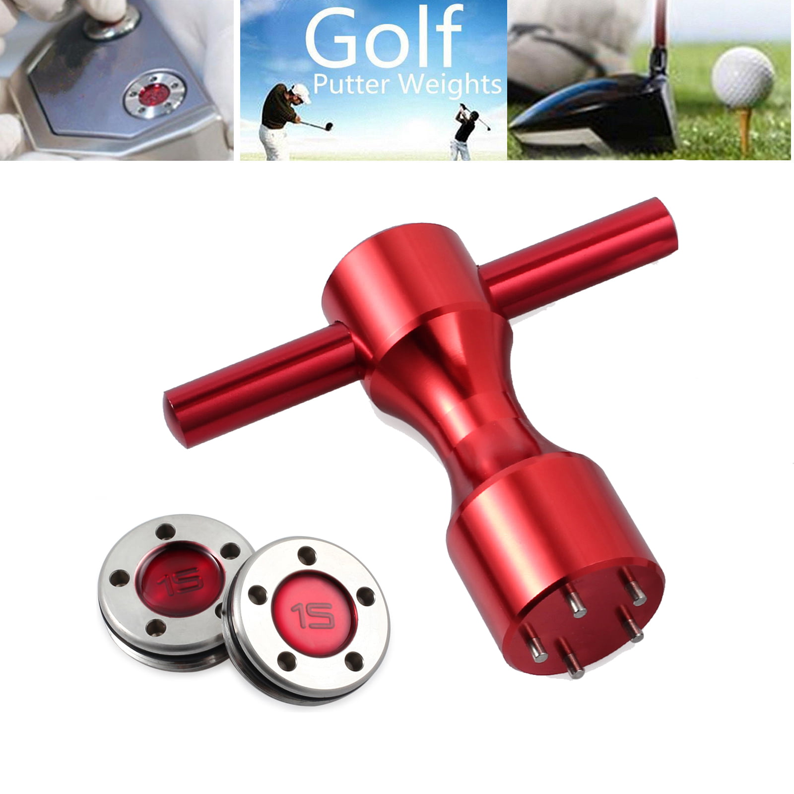 ESYNIC 15g Red Golf Custom Weights w/ Wrench For Titleist Scotty Cameron  Putters