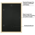 thumbnail image 3 of Americanflat 16" x 24" Wide Molding Picture Frame - Natural Oak, 3 of 8