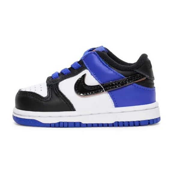 Toddler's Nike Dunk Low SE White/Black-Racer Blue (HF3252 100) - 9