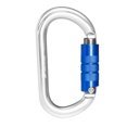 thumbnail image 2 of 25KN mosquetón de en D de seguridad abierta hebil de seguridad para deportes al aire l herramienta de hardware Auto Sunnimix Mosquetón de escalada en roca, 2 of 8
