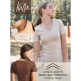 thumbnail image 2 of Kalon Women 4-Pack V-Neck T-Shirt Base Layer, 2 of 4