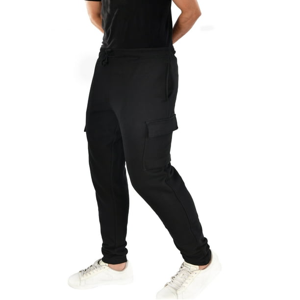 men's cargo fleece sweatpant