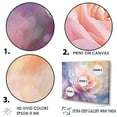 thumbnail image 3 of Designart "Soft Petal Whisper" Rainbow Floater Framed Canvas Prints, 3 of 5