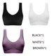 thumbnail image 1 of Sujetador sin costuras con almohadillas Sujetadores de talla grande para mujer Sujetador deportivo de algodón para dormir Bralette activo para mujer Sujetador con relleno Tan Jianjun unisex, 1 of 2