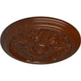thumbnail image 3 of Ekena Millwork 16 7/8"OD x 5/8"P Vienna Ceiling Medallion (Fits Canopies up to 3 1/4"), Hand-Painted Burnished Mahogany Crackle, 3 of 6