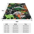 thumbnail image 3 of Fotbe Dinosaur Skeleton Manta de Franela Acolchonada con Estampado, Súper Suave y Esponjosa, Extra Grande para Sofá, Cama, Uso Todo el Año-80"x60", 3 of 7