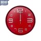 thumbnail image 2 of Reloj de Pared Plástico Innovador 30 Centímetros rojo, 2 of 9