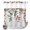 LeafXM4071, variant on No Hook Shower Curtain with Built-in Rings - Red Christmas Snowman Washable Waterproof Fabric Bathroom Curtains for Hotel,Rentals, 72X 96 Inch Extra Long , Xmas Balls Snowflakes Pine Branch